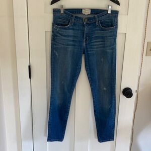Current/Elliott Blue Ankle Jeans